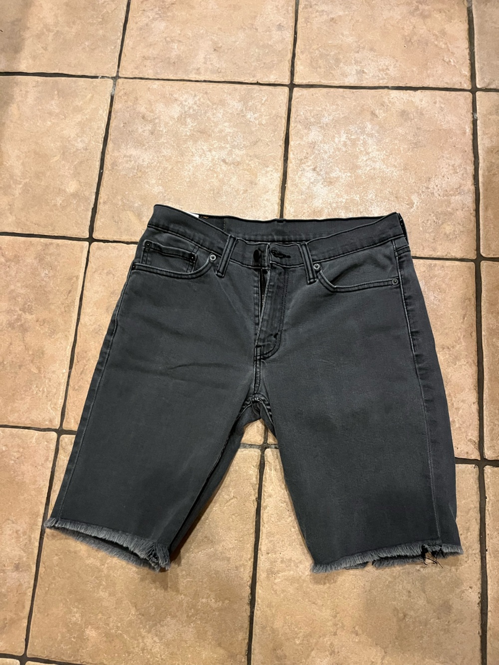 Levi's Men’s Slim Fit Black Jean Shorts